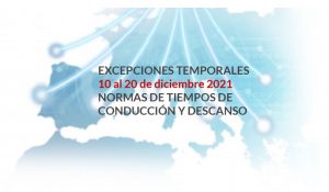 excepciones conduccion 10 20 diciembre