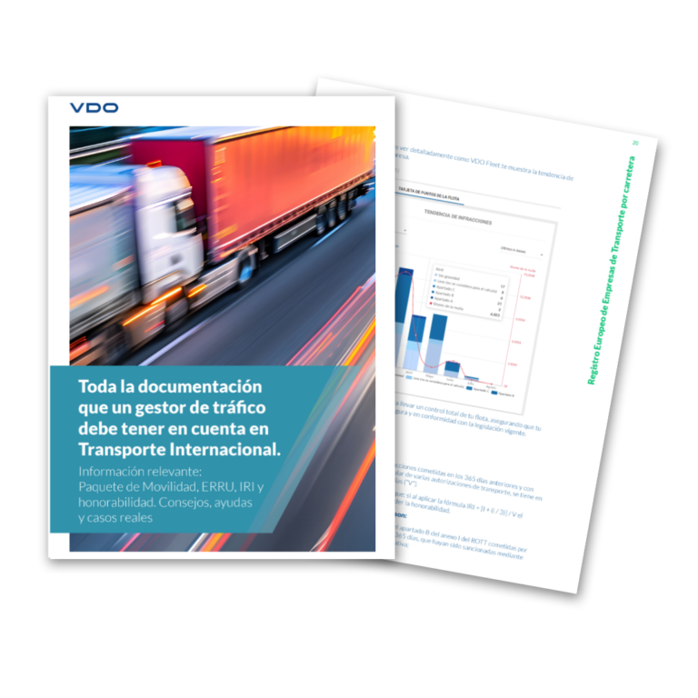 Portada de la guía de documentación para transporte internacional