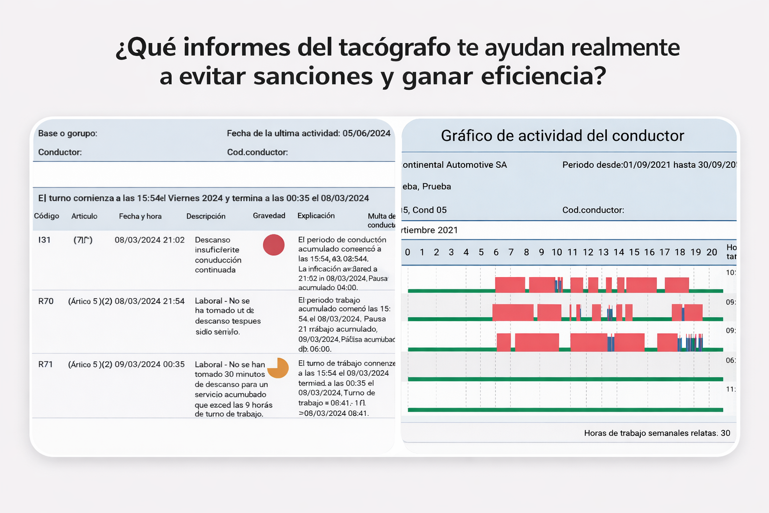 Informes para gestionar tu flota