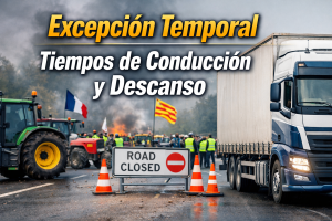 excepciones tiempos de conduccion y descanso