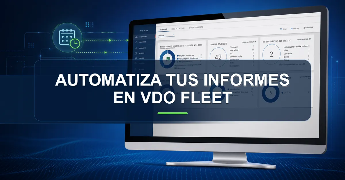 Automatiza informes con vdo fleet