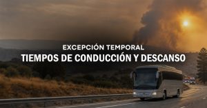 excepción tiempos conducción y descanso castilla y león