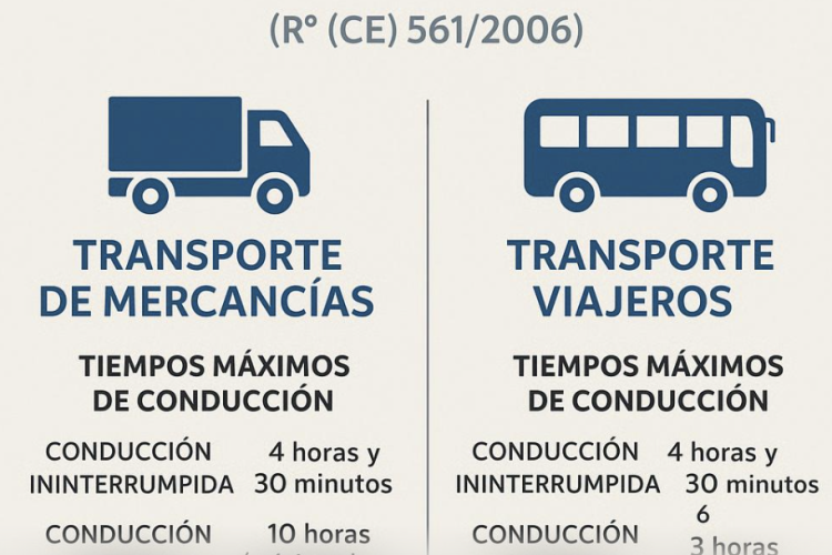 tiempos transporte 2025