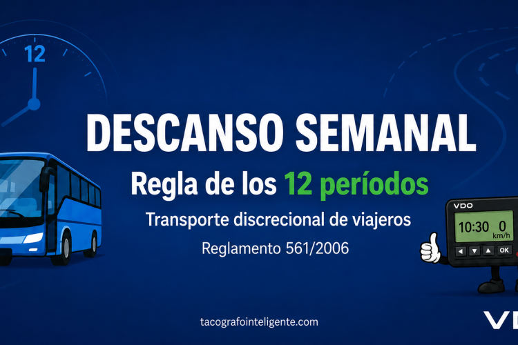 Descanso semanal: Regla de los 12 periodos