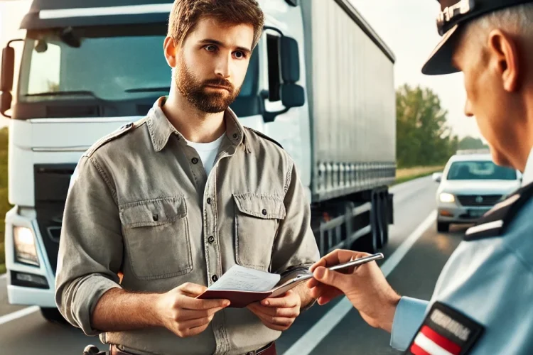 Desplazamiento conductores y control de carretera