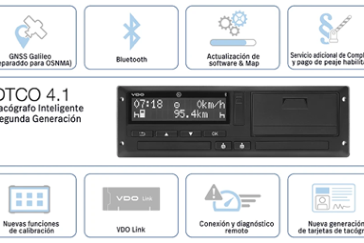 cambio tacografo nuevo