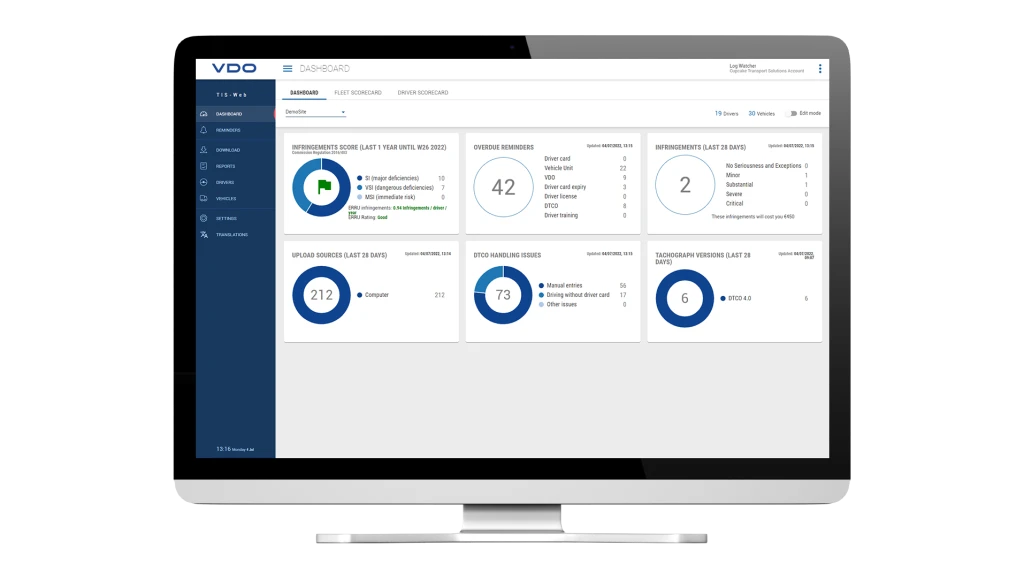 dashboard VDO FLEET
