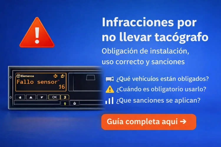 qué tacógrafo debo llevar