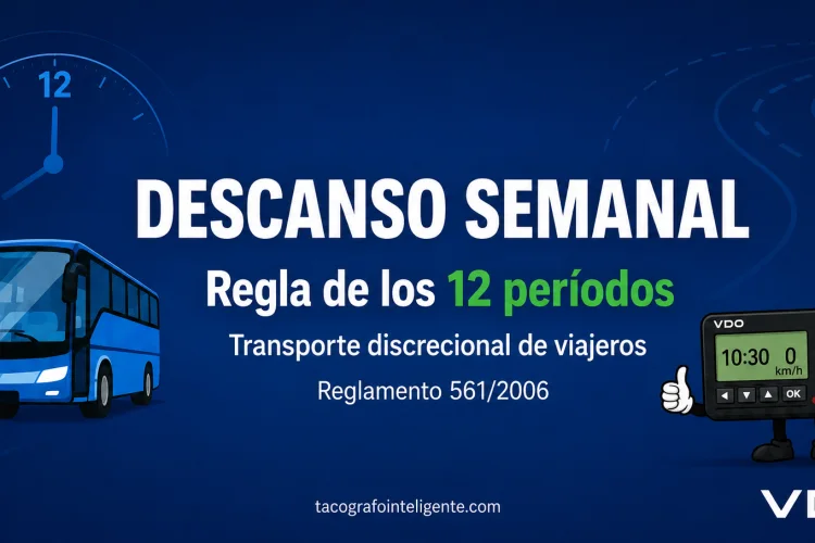 Descanso semanal: Regla de los 12 periodos