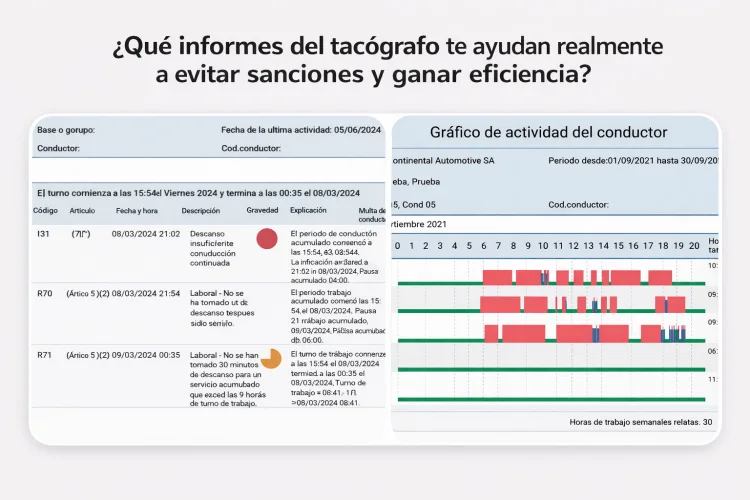Informes para gestionar tu flota