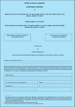 transporte viajeros internacional