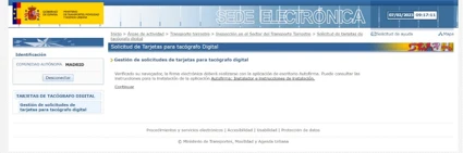 renovar la tarjeta del tacografo