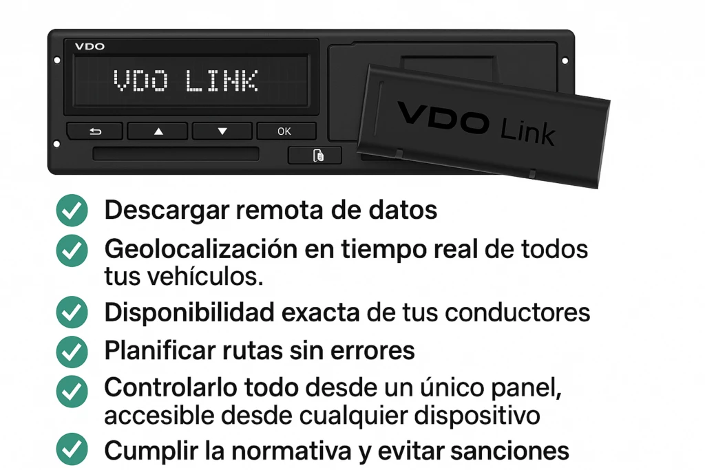 Beneficios VDO LINK gestion flotas para pymes